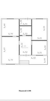 Дом 90м², 1-этажный, участок 6 сот.