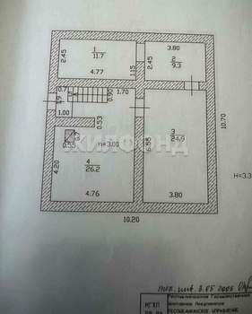 Дом 220м², 2-этажный, участок 7 сот.