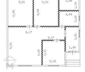 Дом 96м², 1-этажный, участок 6 сот.