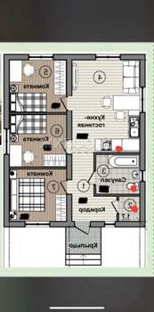 Дом 80м², 2-этажный, участок 7 сот.