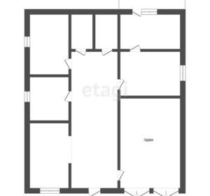 Дом 115м², 1-этажный, участок 6 сот.  