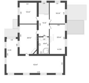 Дом 320м², 3-этажный, участок 12 сот.  