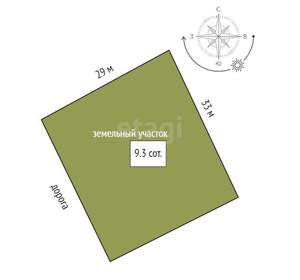 Дом 110м², 1-этажный, участок 9 сот.  