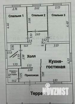 Дом 100м², 2-этажный, участок 10 сот.  