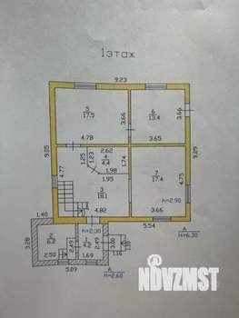 Коттедж 157м&sup2;, 2-этажный, участок 5 сот.  