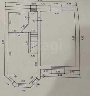 Дом 176м², 2-этажный, участок 10 сот.  