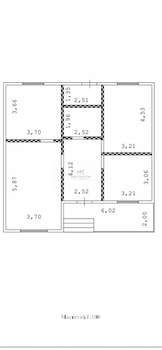 Дом 90м², 1-этажный, участок 6 сот.  