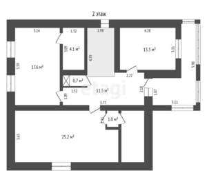 Дом 264м², 3-этажный, участок 10 сот.  