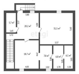 Дом 233м², 1-этажный, участок 13 сот.  