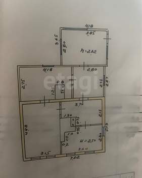 Дом 100м², 1-этажный, участок 10 сот.  