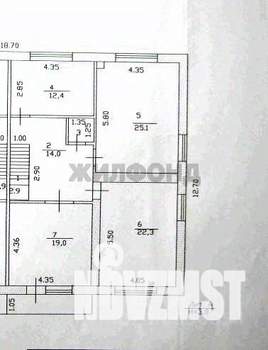 Коттедж 300м², 3-этажный, участок 8 сот.  
