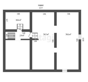 Дом 250м², 2-этажный, участок 12 сот.  