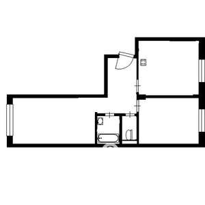 2-к квартира, на длительный срок, 42м2, 3/10 этаж