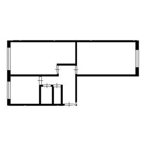 2-к квартира, на длительный срок, 52м2, 4/5 этаж
