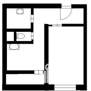 1-к квартира, на длительный срок, 30м2, 3/6 этаж