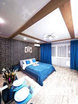 1-к квартира, посуточно, 46м2, 1/1 этаж