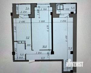 2-к квартира, вторичка, 62м2, 7/9 этаж