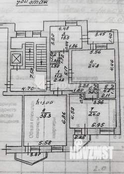 3-к квартира, вторичка, 127м2, 7/9 этаж