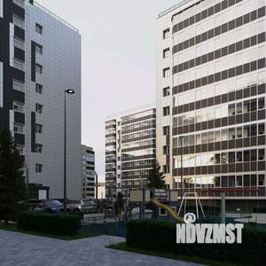 1-к квартира, строящийся дом, 43м2, 7/9 этаж