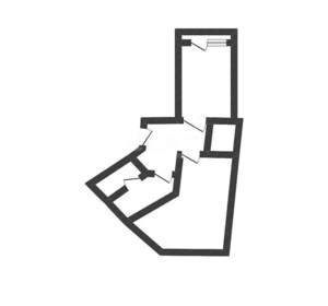 1-к квартира, вторичка, 53м2, 8/9 этаж