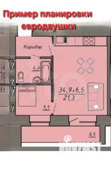 1-к квартира, вторичка, 38м2, 4/8 этаж