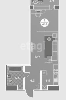 Фото квартиры на продажу (1)
