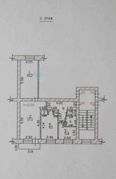 3-к квартира, вторичка, 56м2, 2/5 этаж