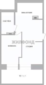 2-к квартира, вторичка, 67м2, 9/9 этаж