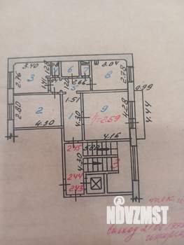 3-к квартира, вторичка, 64м2, 5/10 этаж