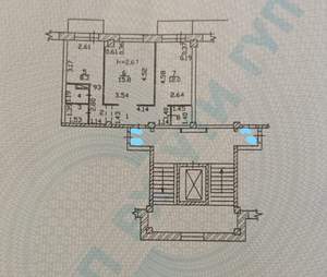 2-к квартира, вторичка, 50м2, 4/9 этаж