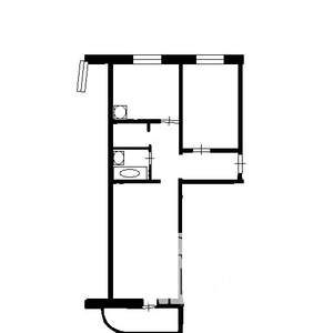 2-к квартира, вторичка, 50м2, 5/9 этаж