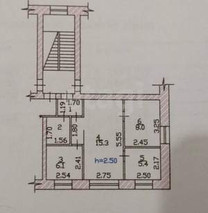 2-к квартира, вторичка, 41м2, 2/5 этаж