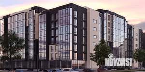 2-к квартира, строящийся дом, 65м2, 2/7 этаж