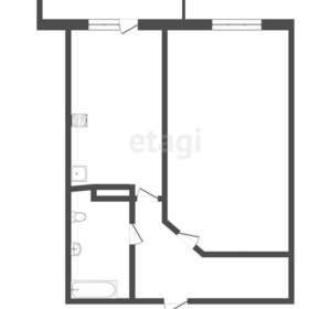 1-к квартира, вторичка, 39м2, 2/12 этаж