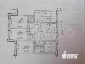 4-к квартира, вторичка, 86м2, 3/5 этаж