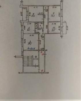 4-к квартира, вторичка, 93м2, 3/9 этаж