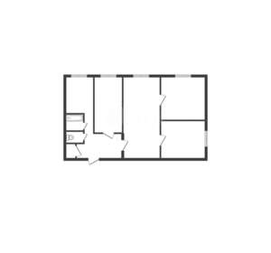 4-к квартира, вторичка, 61м2, 1/5 этаж