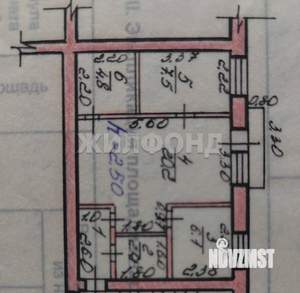 2-к квартира, вторичка, 44м2, 2/5 этаж