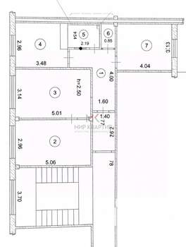 3-к квартира, вторичка, 64м2, 2/9 этаж