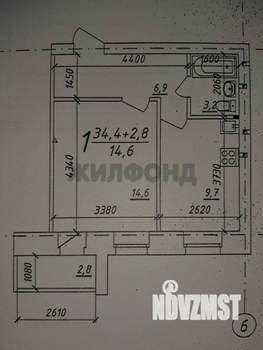 1-к квартира, вторичка, 37м2, 5/5 этаж