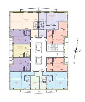 2-к квартира, сданный дом, 40м2, 8/12 этаж