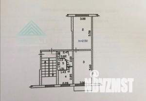 2-к квартира, вторичка, 47м2, 4/5 этаж