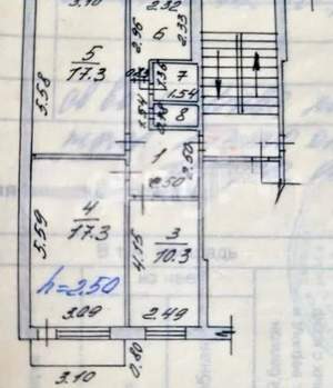 3-к квартира, вторичка, 61м2, 4/5 этаж