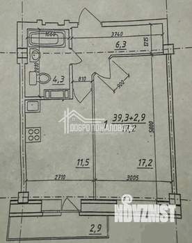 1-к квартира, вторичка, 39м2, 8/9 этаж