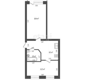 2-к квартира, вторичка, 45м2, 2/5 этаж