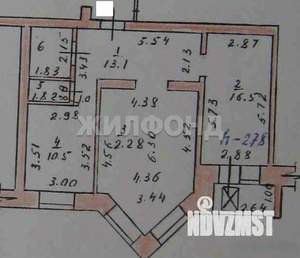 2-к квартира, вторичка, 69м2, 7/9 этаж