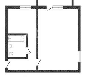 1-к квартира, вторичка, 30м2, 5/5 этаж