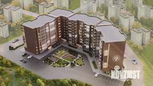 1-к квартира, строящийся дом, 42м2, 4/9 этаж