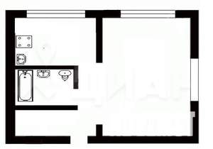 1-к квартира, вторичка, 32м2, 2/3 этаж