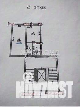 1-к квартира, вторичка, 44м2, 2/10 этаж